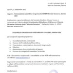 Convocazione Assemblea Congressuale Auser Mercato Saraceno, Sarsina ODV 16 settembre 2021