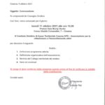 Convocazione CD Auser Territoriale Cesena APS – 11 ottobre 2021